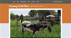 Desktop Screenshot of creamerycreekfarm.com
