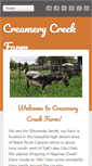 Mobile Screenshot of creamerycreekfarm.com